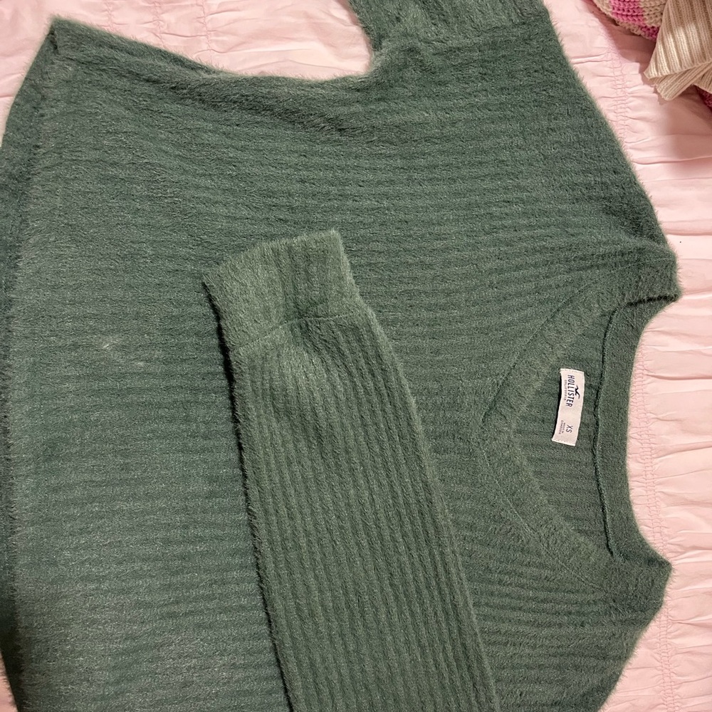 Hollister Olive Knit Top